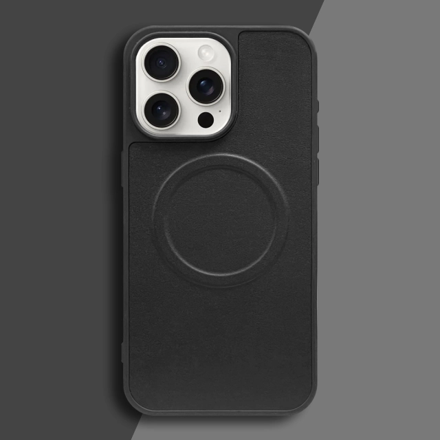High Quality Wireless Charging Phone Case Silicone & Leather Phone Case for iPhone 16,15,12,11 Series