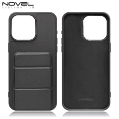 PU Leather Phone Case with Mag Foldable Stand-Card Holder for iPhone 16,15,12,11 Series