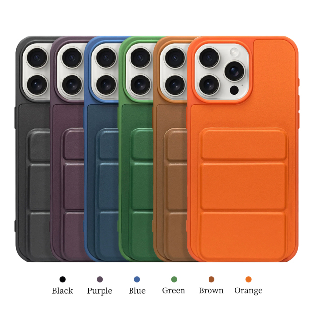 PU Leather Phone Case with Mag Foldable Stand-Card Holder for iPhone 16,15,12,11 Series