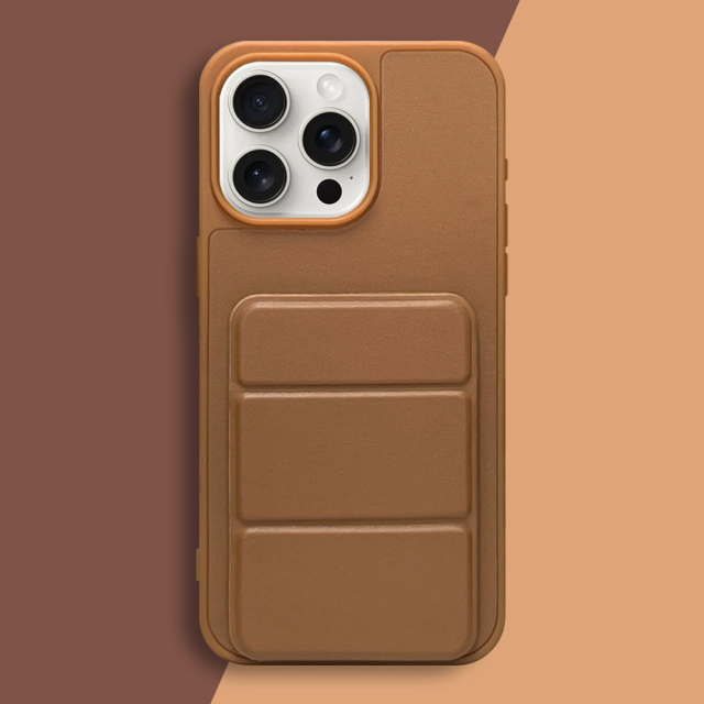 PU Leather Phone Case with Mag Foldable Stand-Card Holder for iPhone 16,15,12,11 Series