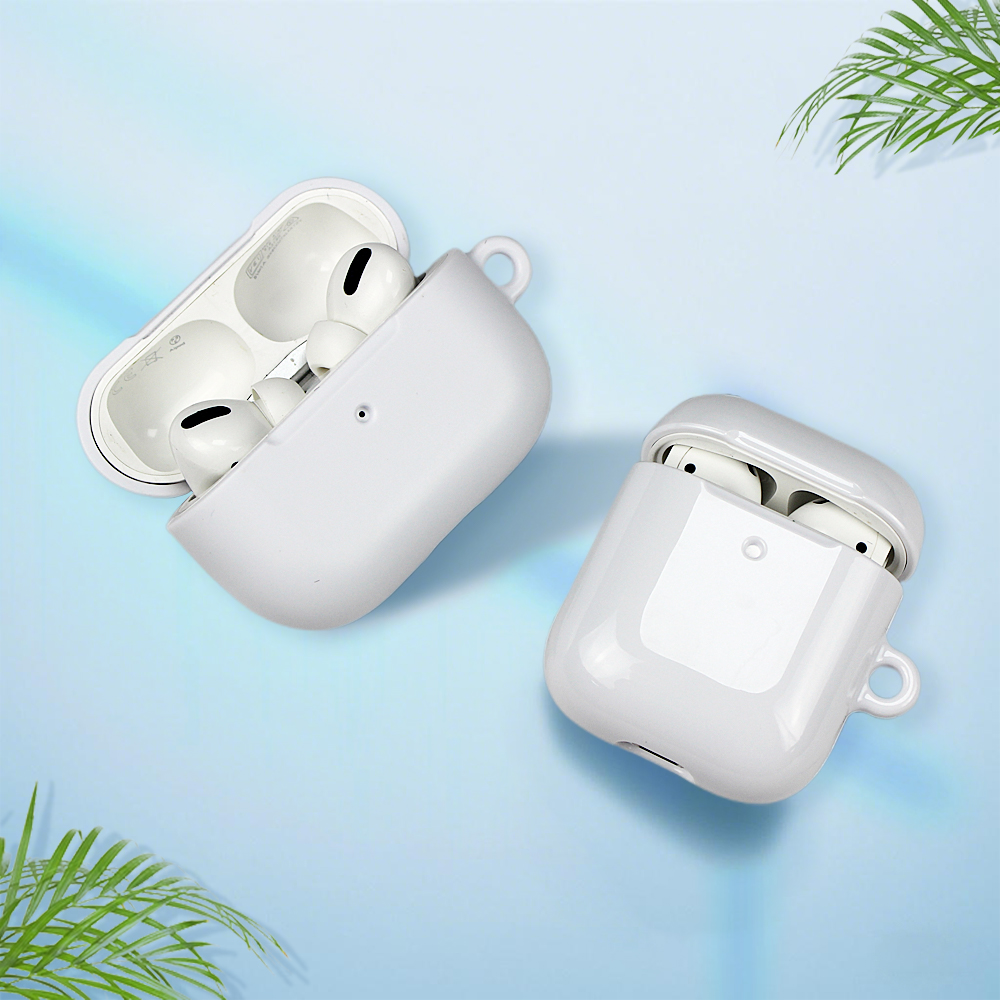 Sublimation 3D Coated Film Airpods Case for Airpods 1/2/3/4, Airpods Pro 3, Airpods Pro 2, Airpods Pro, Protective Case Blank 3D Sublimation Plastic Cover