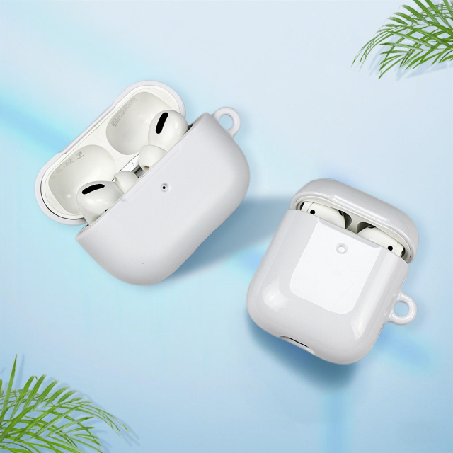 Sublimation 3D Coated Film Airpods Case for Airpods 1/2/3/4, Airpods Pro,Airpods Pro 2 Protective Case Blank 3D Sublimation Plastic Cover