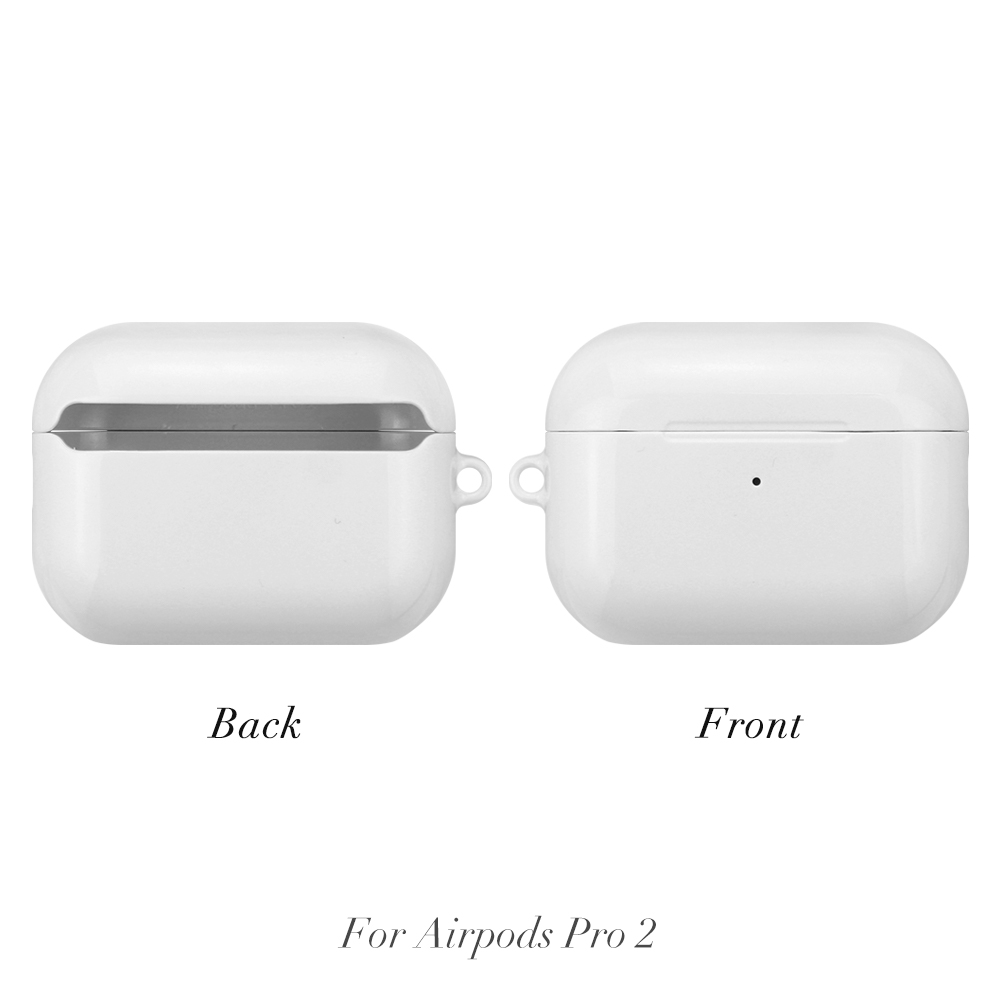 Sublimation 3D Coated Film Airpods Case for Airpods 1/2/3/4, Airpods Pro 3, Airpods Pro 2, Airpods Pro, Protective Case Blank 3D Sublimation Plastic Cover