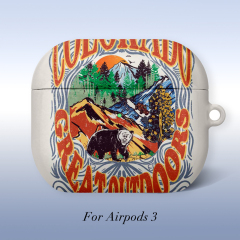 Sublimation 3D Coated Film Airpods Case for Airpods 1/2/3/4, Airpods Pro,Airpods Pro 2 Protective Case Blank 3D Sublimation Plastic Cover