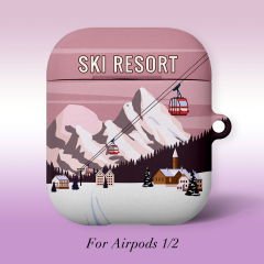 Sublimation 3D Coated Film Airpods Case for Airpods 1/2/3/4, Airpods Pro,Airpods Pro 2 Protective Case Blank 3D Sublimation Plastic Cover