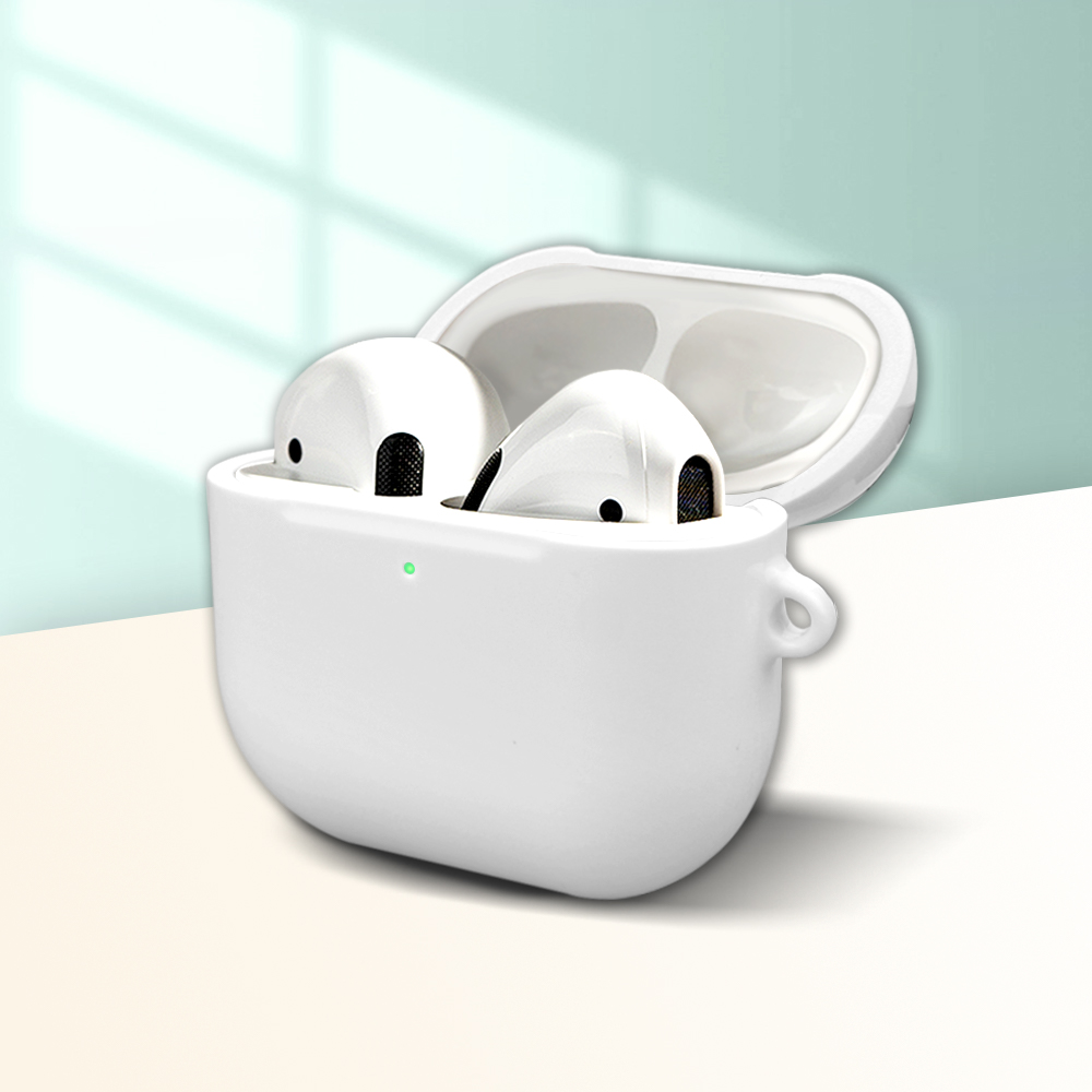 Sublimation 3D Coated Film Airpods Case for Airpods 1/2/3/4, Airpods Pro 3, Airpods Pro 2, Airpods Pro, Protective Case Blank 3D Sublimation Plastic Cover