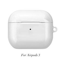 Sublimation 3D Coated Film Airpods Case for Airpods 1/2/3/4, Airpods Pro,Airpods Pro 2 Protective Case Blank 3D Sublimation Plastic Cover