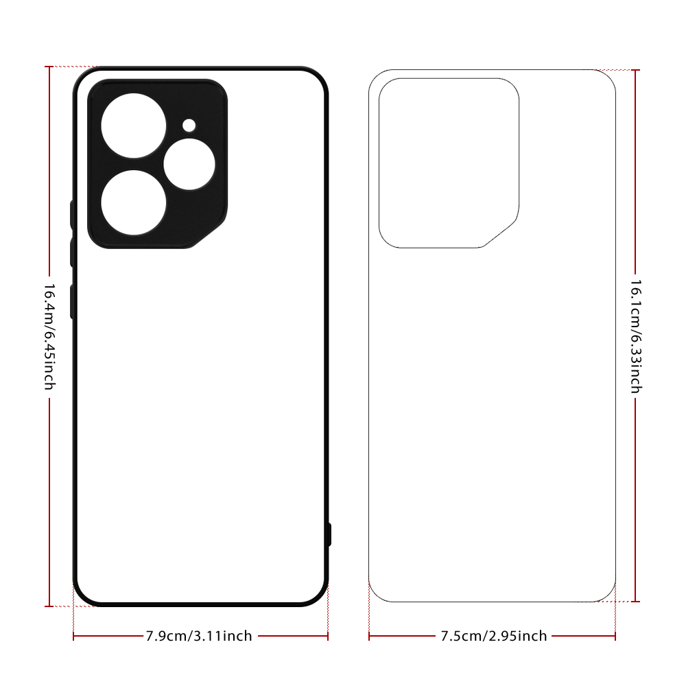 Sublimation 2D TPU Phone Case for Realme GT7 Pro,Realme GT NEO6 SE 5G,Realme GT6 5G,Realme Noe 7 SE,Neo 7X 5G