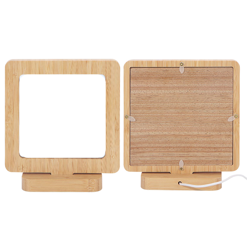 Sublimation Blank Bamboo Photo Frame Custom Mirror Aluminium Painting Blanks Aluminum Photo Frame