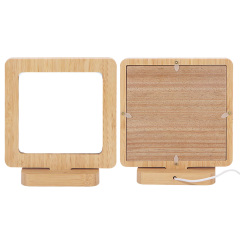 Sublimation Blank Bamboo Photo Frame Custom Mirror Aluminium Painting Blanks Aluminum Photo Frame