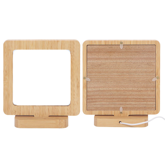 Sublimation Blank Bamboo Photo Frame Custom Mirror Aluminium Painting Blanks Aluminum Photo Frame