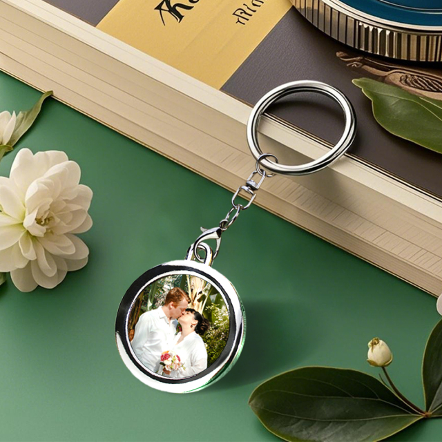 Sublimation Blank Metal Keychain Photo Frame Keychains DIY Custom Design Printable Keyring 6 Shapes Available