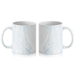 Sublimation 11oz Mug Heat Transfer Ceramic Texture Mugs - Unique Design, Durable & Dishwasher Safe