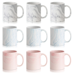 Sublimation 11oz Mug Heat Transfer Ceramic Texture Mugs - Unique Design, Durable & Dishwasher Safe