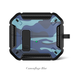 Camouflage TPU Earphone Case for Samsung Buds3/Buds3 Pro Durable TPU Protective Cover Shockproof Case