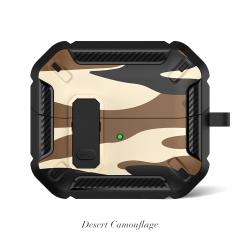 Camouflage TPU Earphone Case for Samsung Buds3/Buds3 Pro Durable TPU Protective Cover Shockproof Case