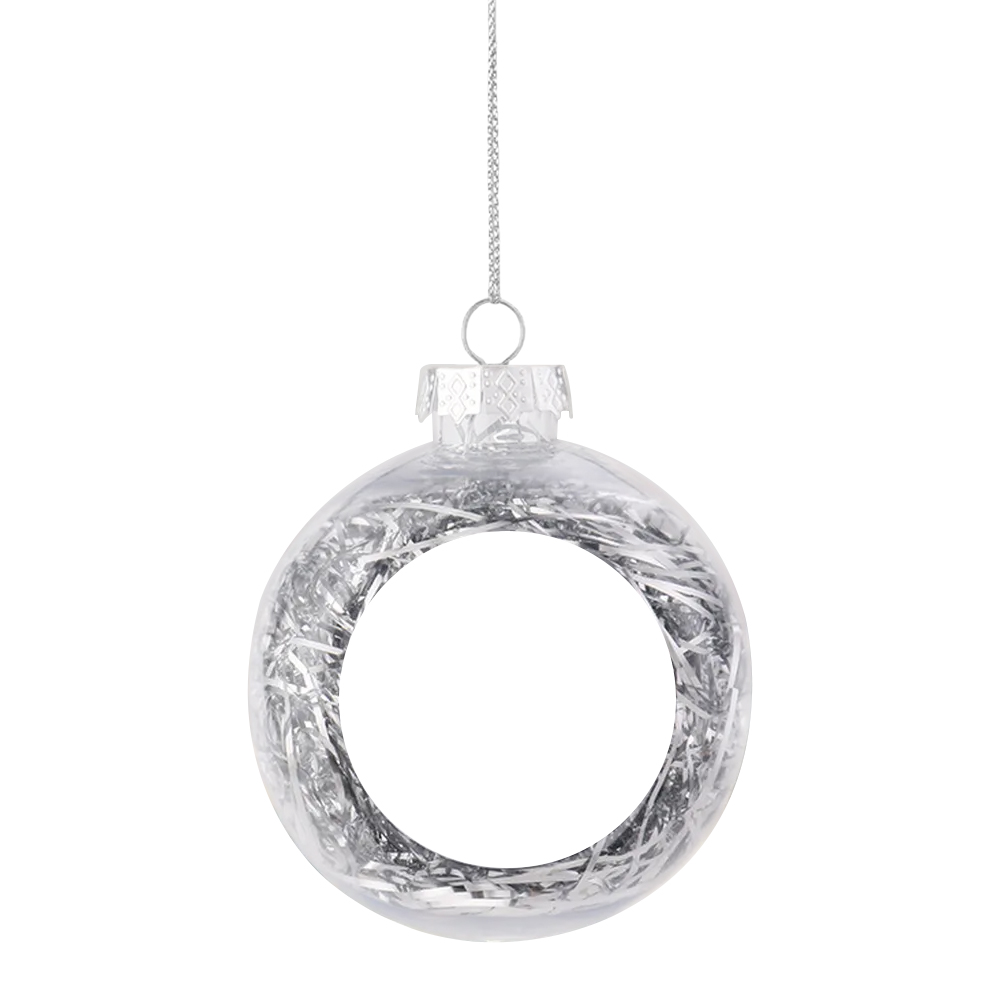 Sublimation Blank Christmas Balls for DIY Decoration High-Quality Customizable Christmas Ornaments Tree Ornament