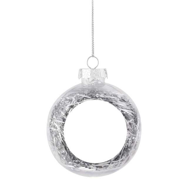 Sublimation Blank Christmas Balls for DIY Decoration High-Quality Customizable Christmas Ornaments Tree Ornament