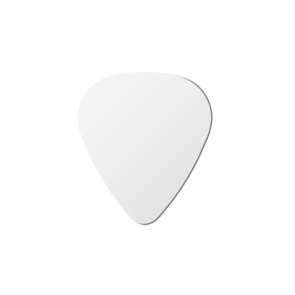 Sublimation Aluminum Guitar Picks Heat Transfer Guitar Pick Guitar Accessories for Printing