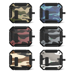 Camouflage TPU Earphone Case for Samsung Buds3/Buds3 Pro Durable TPU Protective Cover Shockproof Case