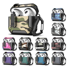 Camouflage TPU AirPods Case for AirPods Pro/1/2/3/4 Durable TPU AirPods Cover Shockproof AirPods Case