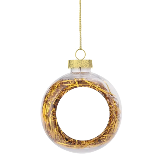 Sublimation Blank Christmas Balls for DIY Decoration High-Quality Customizable Christmas Ornaments Tree Ornament