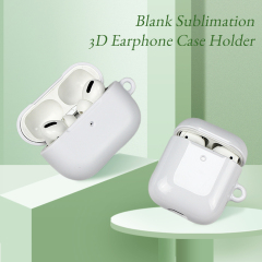 Sublimation 3D Coated Film Airpods Case for Airpods 1/2/3/4, Airpods Pro,Airpods Pro 2 Protective Case Blank 3D Sublimation Plastic Cover