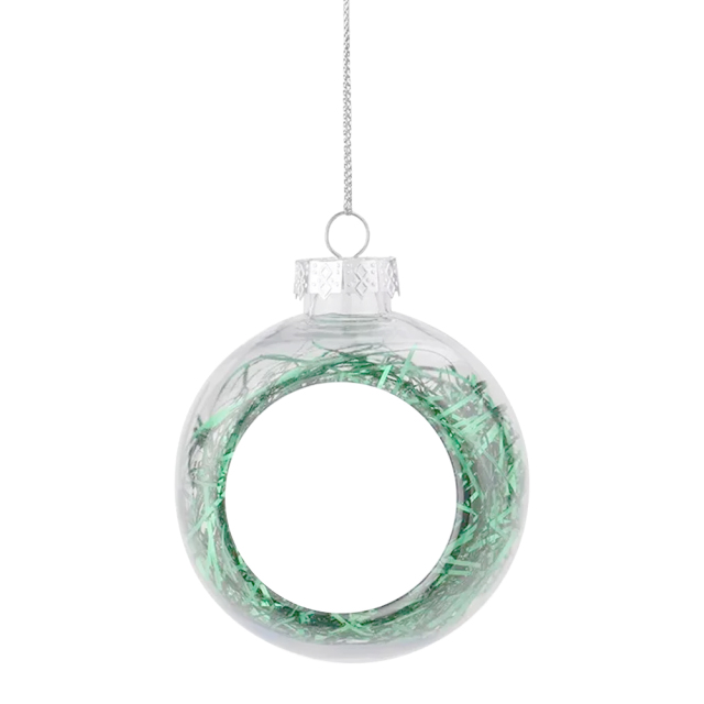 Sublimation Blank Christmas Balls for DIY Decoration High-Quality Customizable Christmas Ornaments Tree Ornament