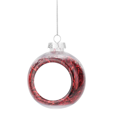 Sublimation Blank Christmas Balls for DIY Decoration High-Quality Customizable Christmas Ornaments Tree Ornament