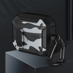 Camouflage TPU Earphone Case for Samsung Buds3/Buds3 Pro Durable TPU Protective Cover Shockproof Case