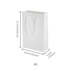 Sublimation Paper Gift Bags with Handles Shopping Retail Merchandise Wedding Party Favor Bags, Paper Grocery Bags Sacks Recyclable