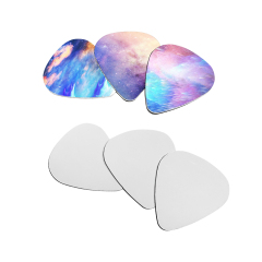 Sublimation Aluminum Guitar Picks Heat Transfer Guitar Pick Guitar Accessories for Printing