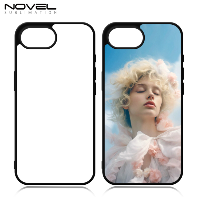 New Arrival Sublimation 2D TPU Phone Case for iPhone 16E DIY Shell With Aluminum Sheet