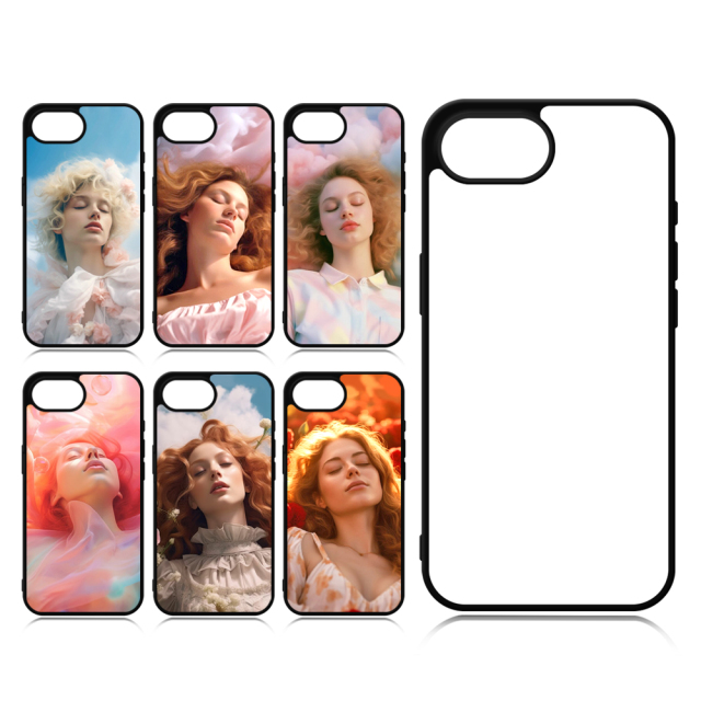New Arrival Sublimation 2D TPU Phone Case for iPhone 16E DIY Shell With Aluminum Sheet