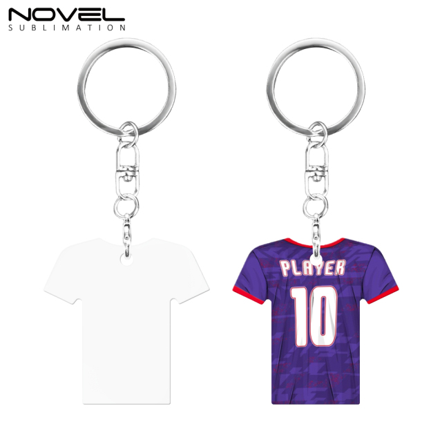 Sublimation Aluminium Keychain Double Sided Print Keyring DIY Keychain Custom Key Tag 11 Shapes Available