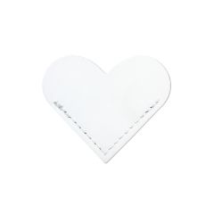 Sublimation PU Leather Bookmark Clip School Supply Double-side Printable Heat Transfer Bookmarks