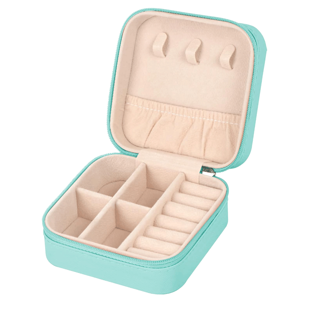 UV Printed Leather Mini Jewelry Box - Customizable Design for Wholesale & Promotional Gifts Stylish Organizer for Rings & Earrings 10*10cm Jewelry Box