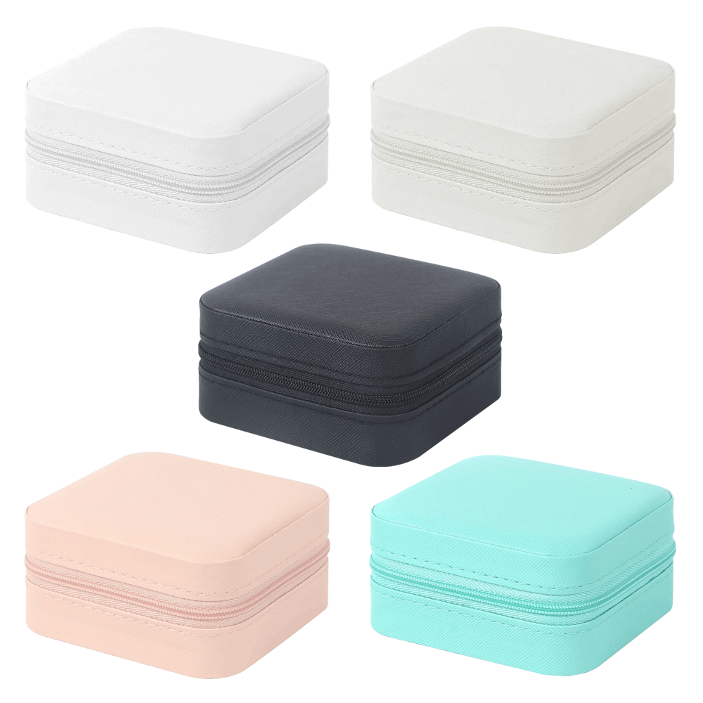 UV Printed Leather Mini Jewelry Box - Customizable Design for Wholesale & Promotional Gifts Stylish Organizer for Rings & Earrings 10*10cm Jewelry Box