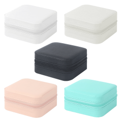 UV Printed Leather Mini Jewelry Box - Customizable Design for Wholesale & Promotional Gifts Stylish Organizer for Rings & Earrings