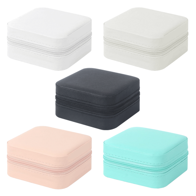 UV Printed Leather Mini Jewelry Box - Customizable Design for Wholesale & Promotional Gifts Stylish Organizer for Rings & Earrings