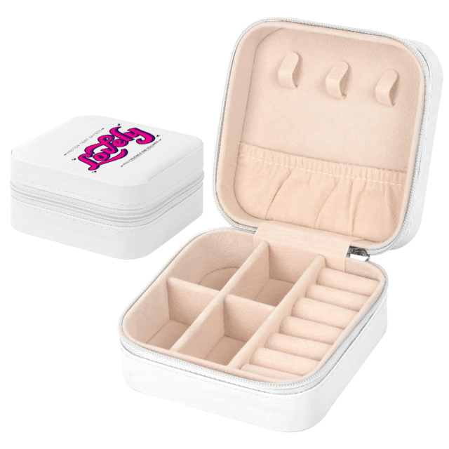 UV Printed Leather Mini Jewelry Box - Customizable Design for Wholesale & Promotional Gifts Stylish Organizer for Rings & Earrings