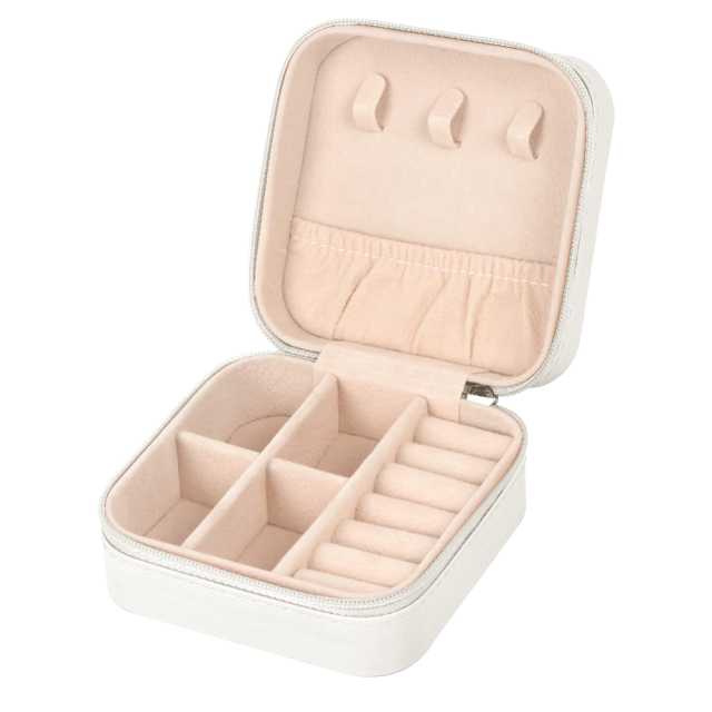 UV Printed Leather Mini Jewelry Box - Customizable Design for Wholesale & Promotional Gifts Stylish Organizer for Rings & Earrings