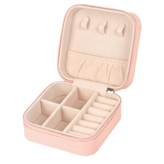 UV Printed Leather Mini Jewelry Box - Customizable Design for Wholesale & Promotional Gifts Stylish Organizer for Rings & Earrings