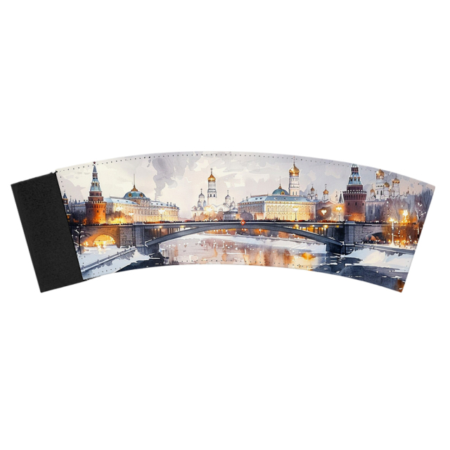 Sublimation PU Leather Coffee Cup Protector Coffee Cup Sleeve - Durable & Stylish Heat Transfer Ready for Customization