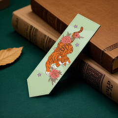 Sublimation PU Leather Bookmark School Supply Single-side Printable Heat Transfer Bookmarks