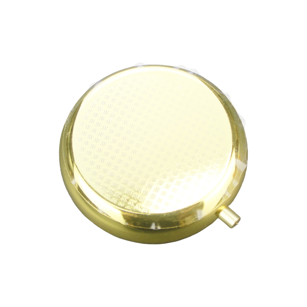 Sublimation 3 Grids Pill Box Custom Heat Transfer Metal Pill Box - Personalized Medication Organizer for Bulk Orders & Promotional Gifts