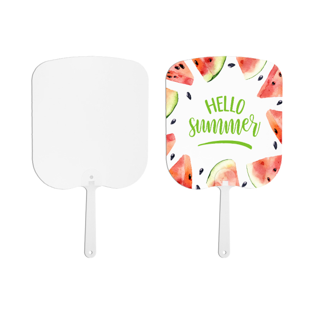 Sublimation PET Hand Fans Double-Sided Printable Blank Handheld Fans DIY Craft Fan for Home,Promotions, Advertising