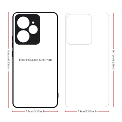 Sublimation 2D TPU Phone Case for Realme GT7 Pro,Realme GT NEO6 SE 5G,Realme GT6 5G,Realme Noe 7 SE,Neo 7X 5G