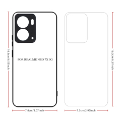 Sublimation 2D TPU Phone Case for Realme GT7 Pro,Realme GT NEO6 SE 5G,Realme GT6 5G,Realme Noe 7 SE,Neo 7X 5G