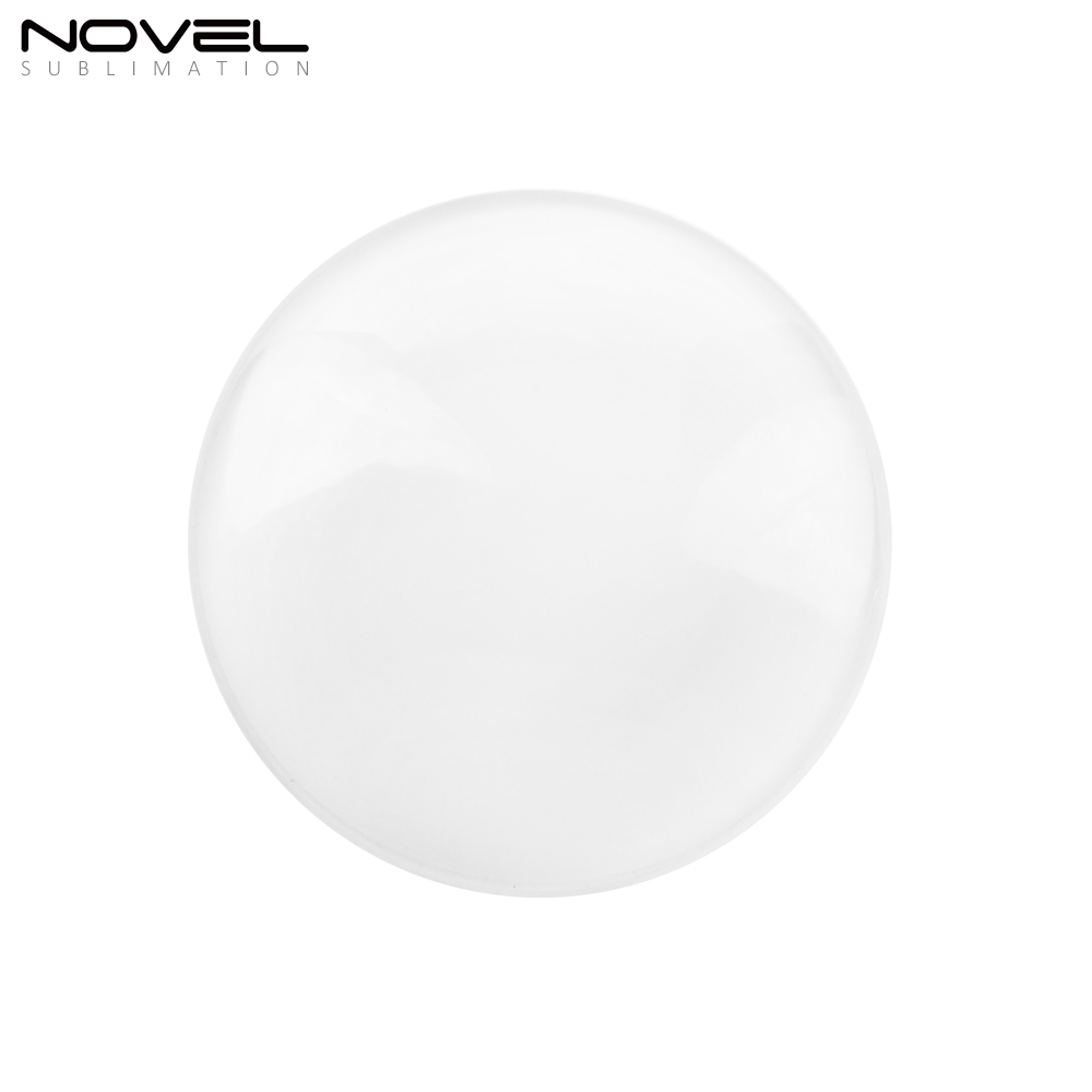 Sublimation Blank Glass Crystal Fridge Magnets-Round/Square/Rectangle/Heart Custom Heat Transfer Crystal Glass  Magnet